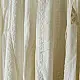 semi stitched pure silk chanderi kurti in off white with intricate hand embroidered resham chikankari and metallic brocade bodice details