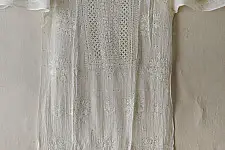 Hand Embroidered Chikankari & Mukaish work Kurta Set | Semi Stitched 
