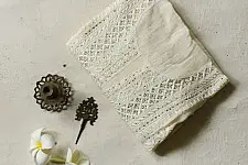 Hand Embroidered Chikankari & Badla Kurta & Dupatta | Elegant . Festive