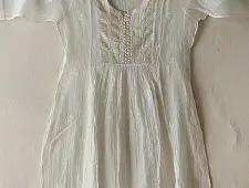 Handcrafted Chikankari Kurta | Exclusive | Semi Stitched