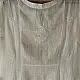 Shop Handcrafted Chikankari on Brocade Fabric ~ Semi-stitched Kurti