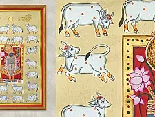 Banwari . बनवारी | Pichwai Painting - Shrinathji And Cows - III