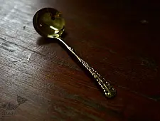 Kansyam . कांस्यम ✾ Kansa Daal Serving Ladle - 8" x 2"
