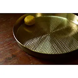 Kansyam . कांस्यम ✾ Kansa Thali 11" x 11" x 1.5"