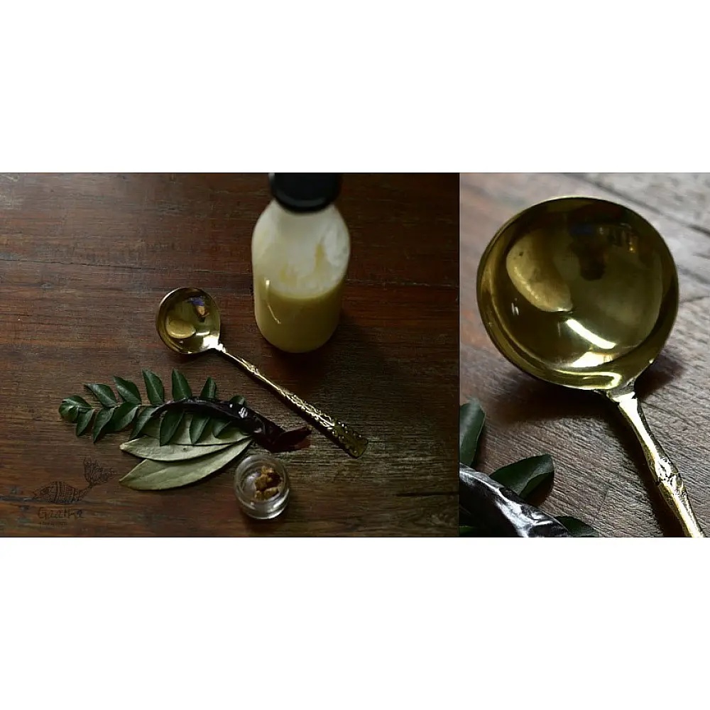 Shop online kansa curry Daal Serving Ladle 