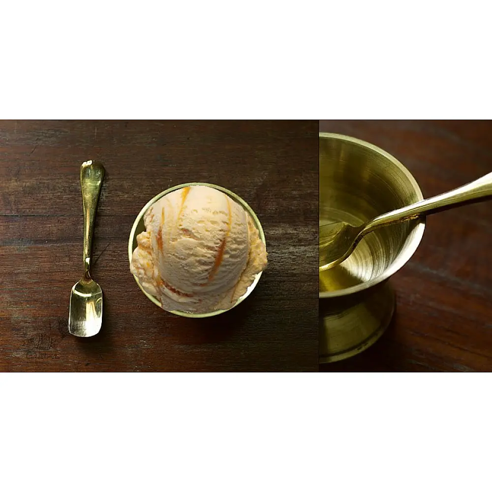 Shop online kansa ice cream bowl with Spoon