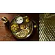 Shop online kansa Thali Set - 11" Thali + Bowl + Glass + Spoon + Small Dish