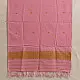 shop Assam Weaving - Handloom Cotton Stole- Light Pink