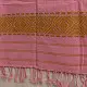 shop Assam Weaving - Handloom Cotton Stole- Light Pink