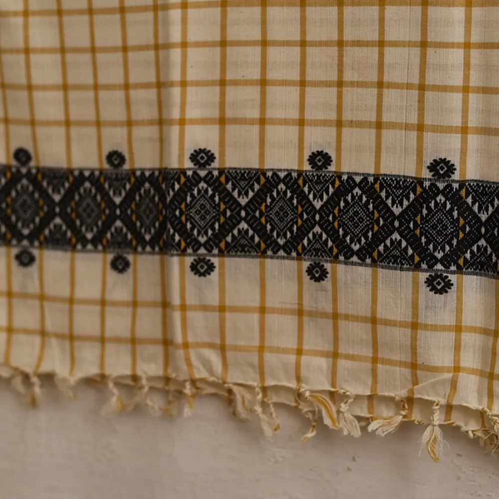 shop Assam Weaving - Handloom Cotton Checks Stole