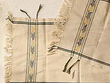 Majuli | Handwoven Cotton Runner From Assam - Off White