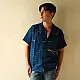 shop Pure Cotton Shirts - Extra Weft Hand Woven - Blue