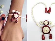 Kids Rakhi | Ghumakkad Babloo ki Jhappi - Paper Quilling Rakhi
