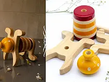Handmade Traditional Toy | Ulte Pulte - Mini ( Set of 5 blocks) ~: Ra 