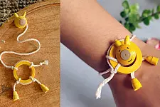 Kids Rakhi | Ghumakkad Jaggu ki Jhappi - Paper Quilling Rakhi