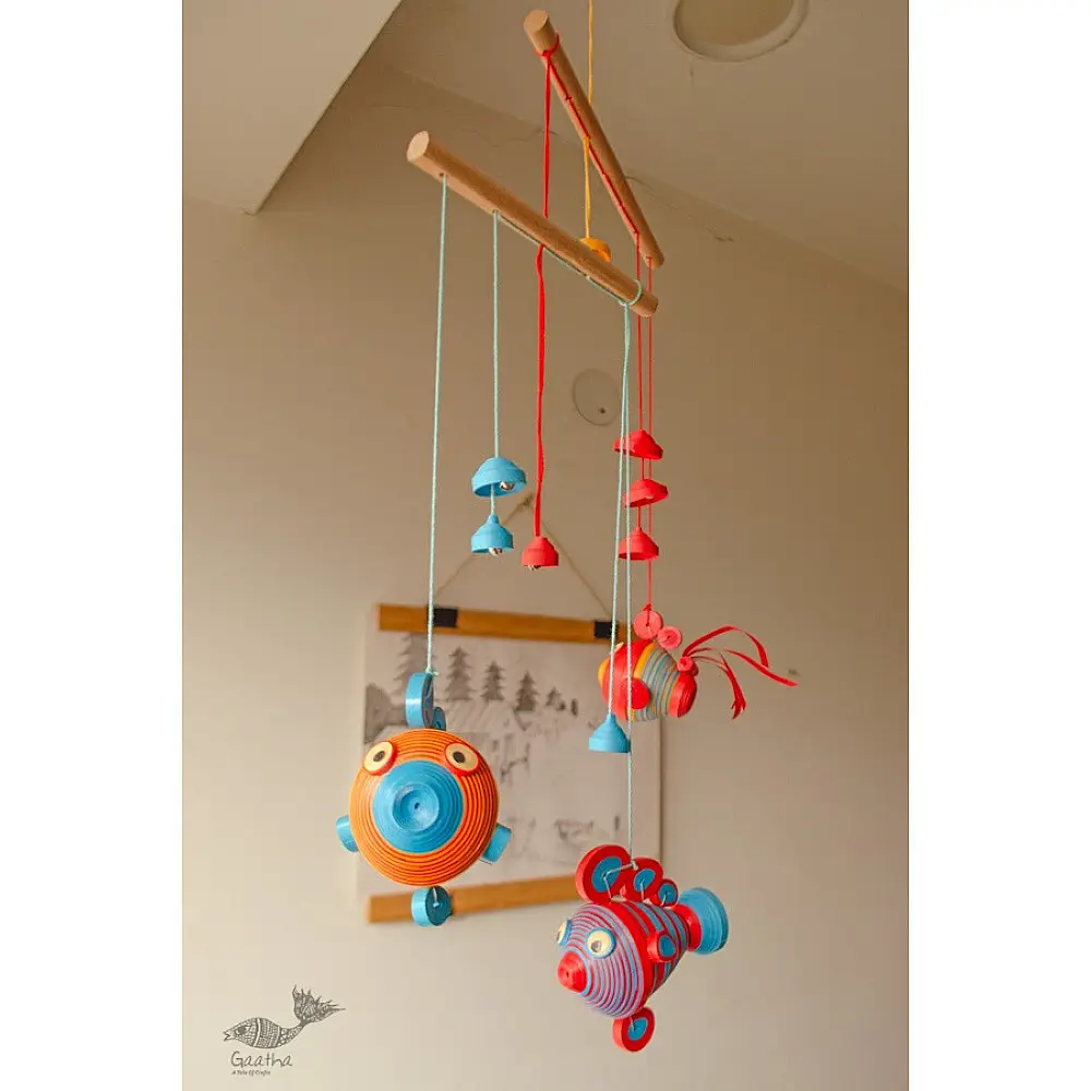 shop Handmade Paper Quilling Hanging - Budbud Buddies | two Tier