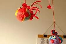 Budbud | Paper Quilling Hanging - Budbud Buddies | Single Tier | Sa and Ga