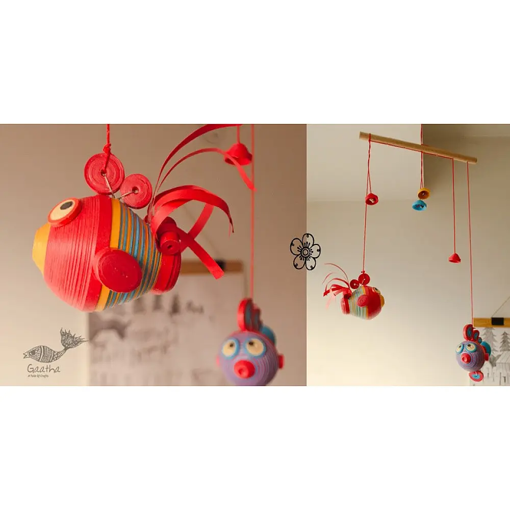 shop Handmade Paper Quilling Hanging - Budbud Buddies |Sa and Ga 