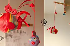 Budbud | Paper Quilling Hanging - Budbud Buddies | Single Tier | Sa and Ga