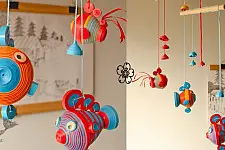 Budbud | Paper Quilling Hanging - Budbud Buddies | Two Tier