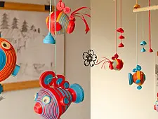Budbud | Paper Quilling Hanging - Budbud Buddies | Two Tier