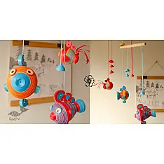 Budbud | Paper Quilling Hanging - Budbud Buddies | Two Tier