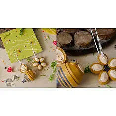 Budbud | Paper Quilling -  Phool Bhanwara | Mismatched Earring