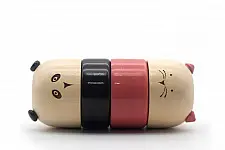 Handmade Toy - Wooden Lotpot Billoo + Pandu