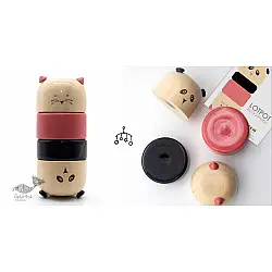 Handmade Toy - Wooden Lotpot Billoo + Pandu