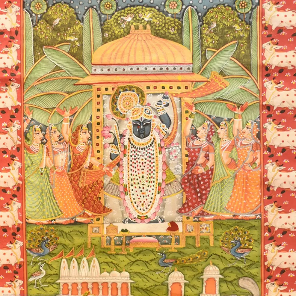 buy Traditional Pichwai Paintings of Nathdwara  - Shrinath ji  