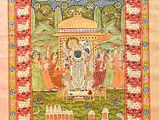 Pichwai Paintings of Nathdwara | Shrinath ji  (23.5" x 17.5")