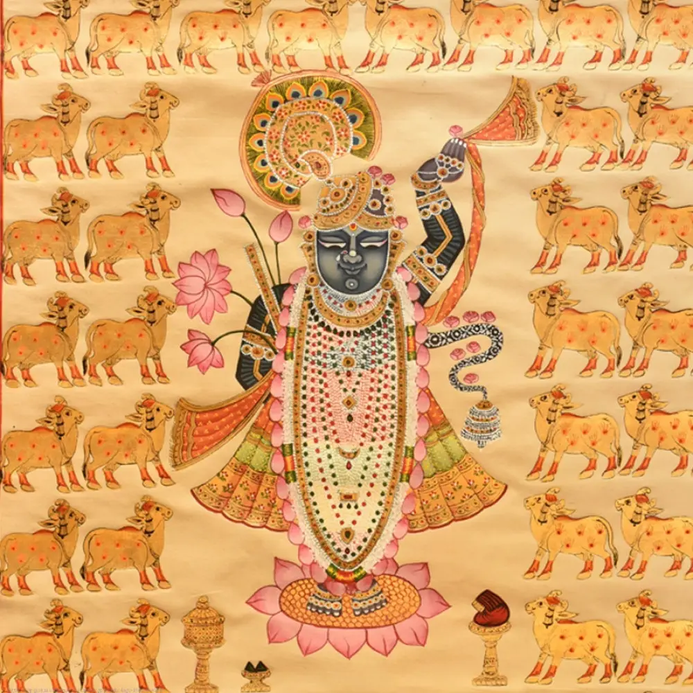 shop Pichwai Paintings of Nathdwara - Shrinath ji  