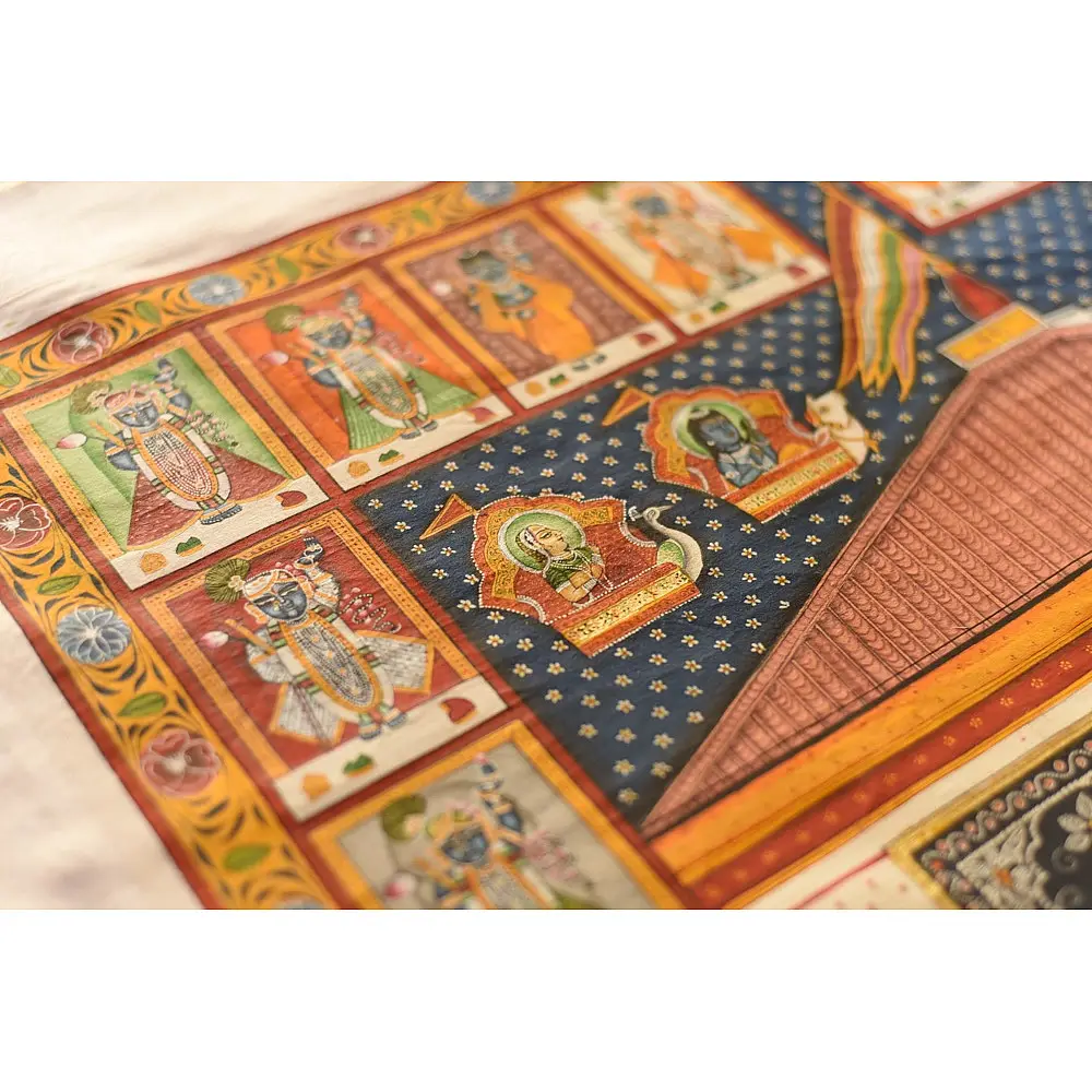 buy Traditional Pichwai Paintings  Annakut Darshan Painting 