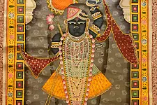 Pichwai Paintings of Nathdwara | Shrinathji  (41" x 29")