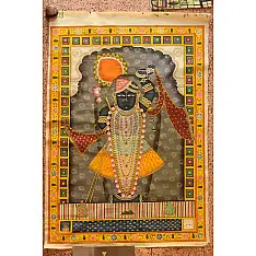 Pichwai Paintings of Nathdwara | Shrinathji  (41" x 29")