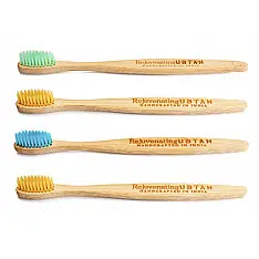 Ubtan ☘ Bamboo Tooth Brush ☘ 18 { Pack of 4 }