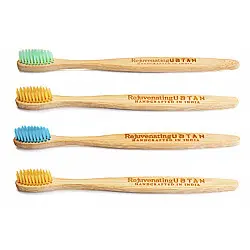 Ubtan ☘ Bamboo Tooth Brush ☘ 18 { Pack of 4 }