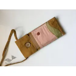 Zero Waste ~ Upcycled Hand Embroidered Phone Sling