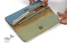 Zero Waste ~ Sashiko Denim Wallet - 1