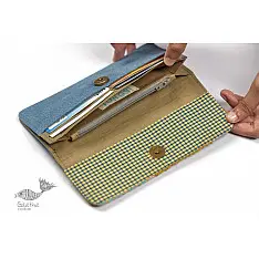 Zero Waste ~ Sashiko Denim Wallet - 1