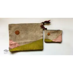 Zero Waste ~ Jute Vanity Pouch (Set of 2)