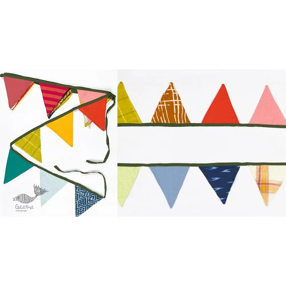 Zero Waste Hangings ~ Upcycled Rainbow Buntings