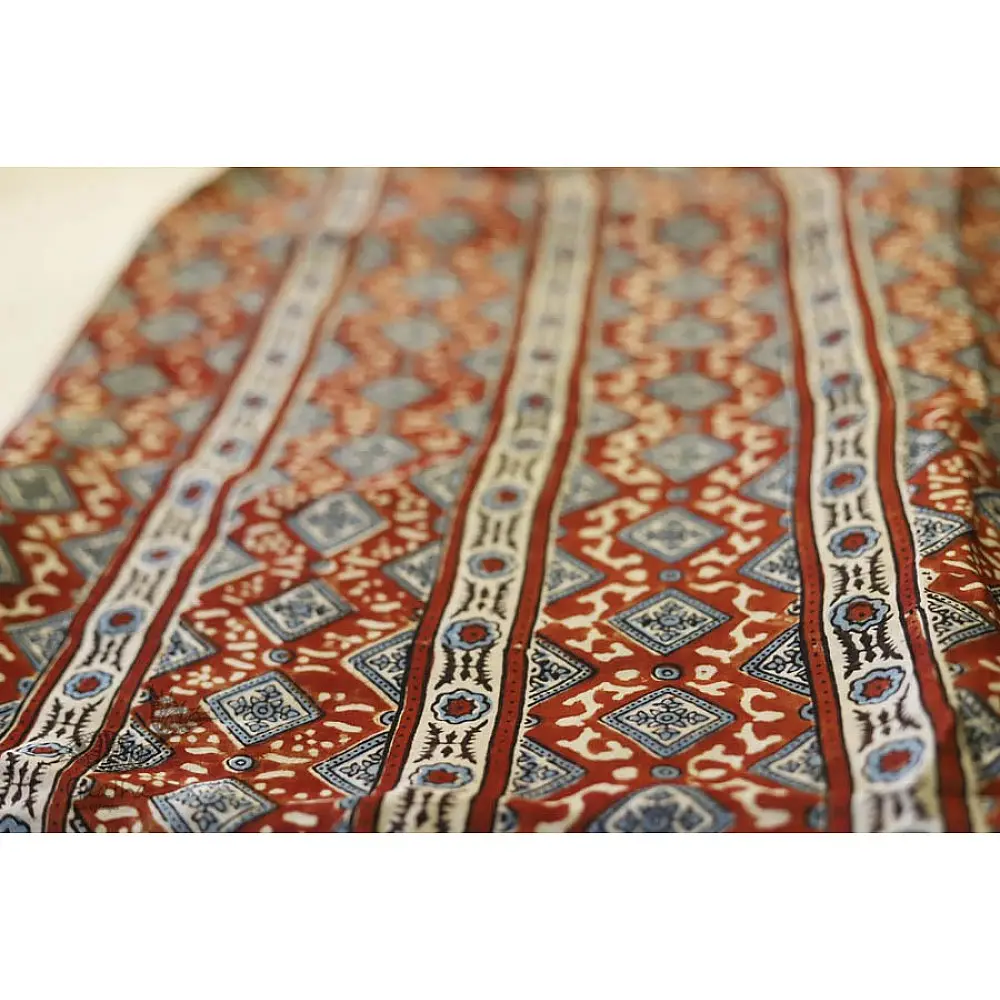 देविका ❋ Ajrakh Modal Silk Saree { with Blouse } ❋ 14