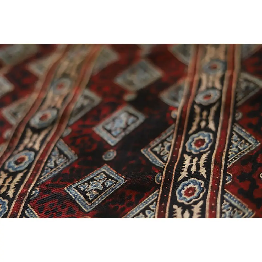 देविका ❋ Ajrakh Modal Silk Saree { with Blouse } ❋ 15