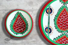 Art for Desserts | Hand Painted Wall Plate (Set of 3) - Turkish