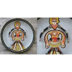 Art for Desserts | Hand Painted Wall Plate - A Lady in Armenian Art 