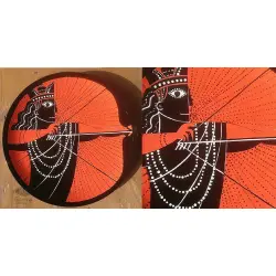 Art for Desserts | Hand Painted Wall Plate - Arjun with Dot Art