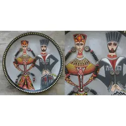 Art for Desserts | Hand Painted Wall Plate - Armenian Art 