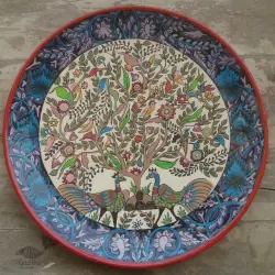 Sajaavat . सजावट | Traditional Ceramic Wall Decor Plate