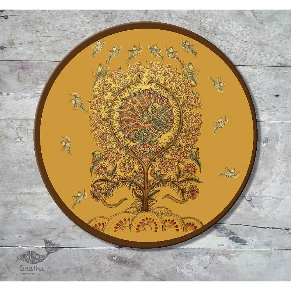 shop Kalamkari Painting on Wall Plate